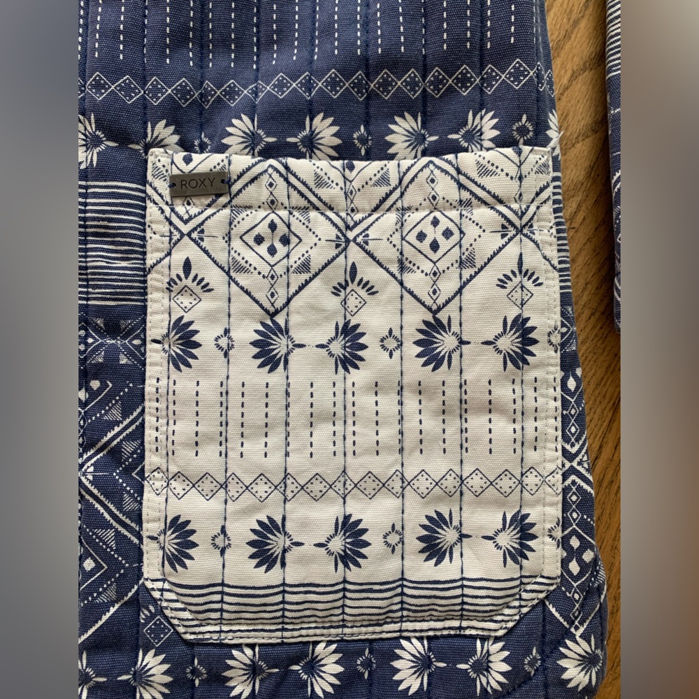 Roxy Blue Patterned Jacket - image 5